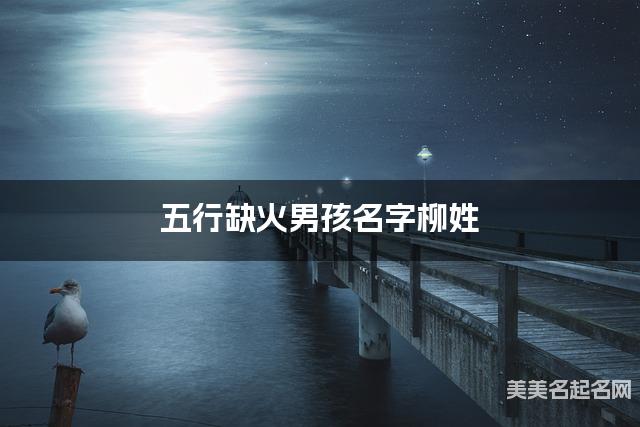 五行缺火男孩名字柳姓