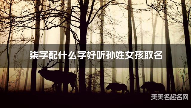 柒字配什么字好听孙姓女孩取名
