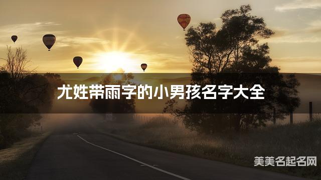 尤姓带雨字的小男孩名字大全