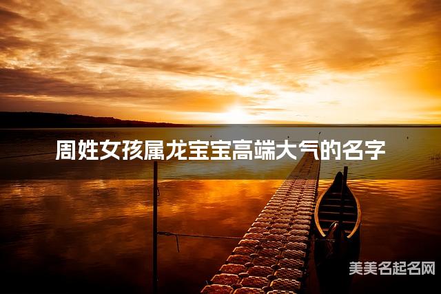 周姓女孩属龙宝宝高端大气的名字