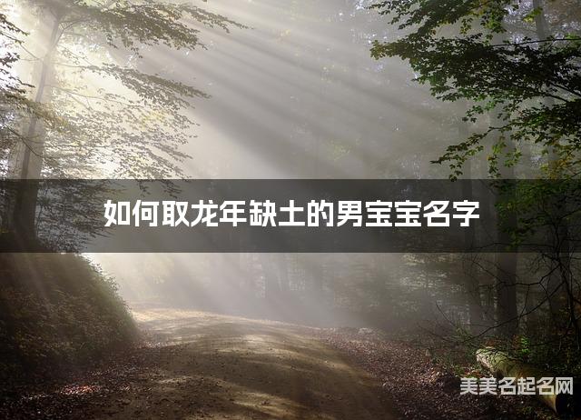 如何取龙年缺土的男宝宝名字 龙宝宝五行缺土100分名字