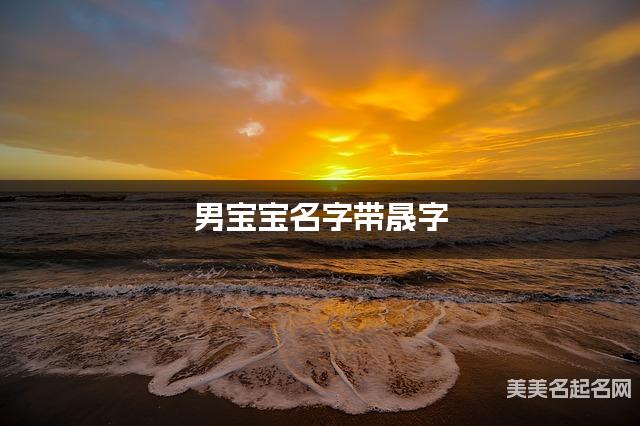 男宝宝名字带晟字 独特新颖的男孩名字