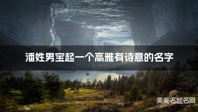 潘姓男宝起一个高雅有诗意的名字