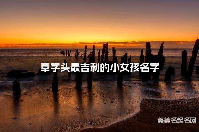 草字头最吉利的小女孩名字 冯姓草字头取名最有福气
