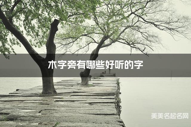 木字旁有哪些好听的字,木字旁的字男生起名字 木字旁有哪些好听的字,木字旁的字男生起名字