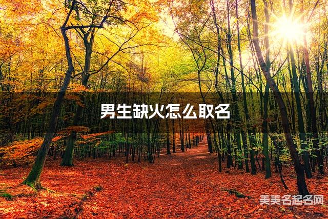 男生缺火怎么取名 男生缺火怎么取名