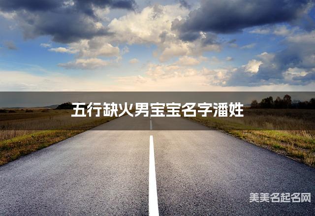 五行缺火男宝宝名字潘姓