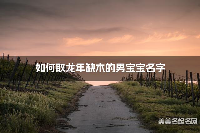 如何取龙年缺木的男宝宝名字 龙宝宝五行缺水100分名字