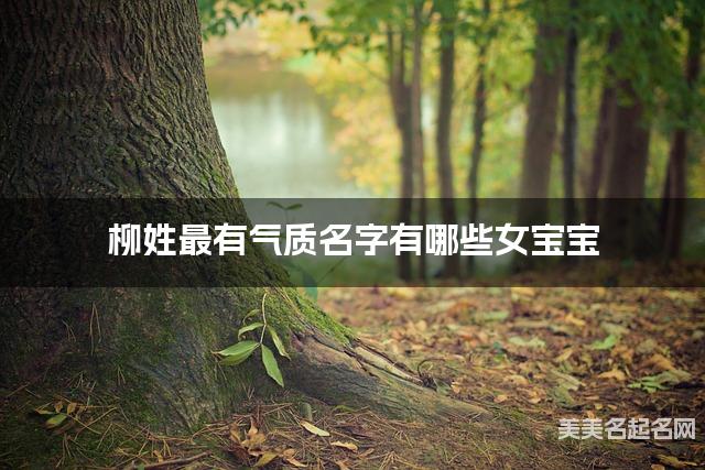 柳姓最有气质名字有哪些女宝宝