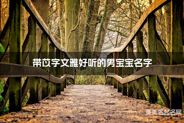 带苡字文雅好听的男宝宝名字 大气有新意