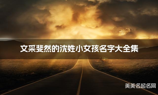 文采斐然的沈姓小女孩名字大全集 文采斐然的沈姓小女孩名字大全集