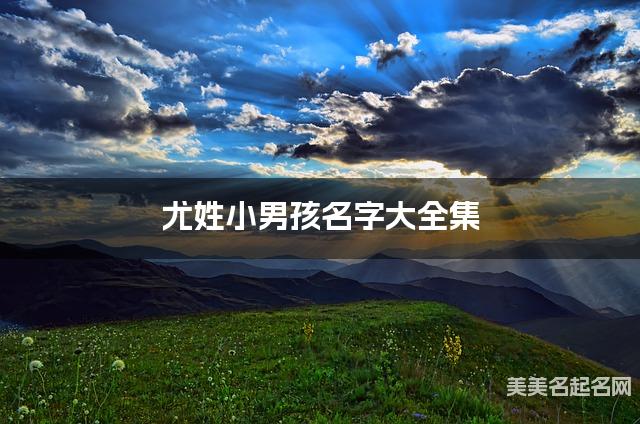 尤姓小男孩名字大全集（简单顺口300个）