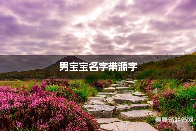 男宝宝名字带源字 独特新颖的男孩名字