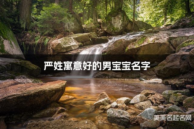 严姓寓意好的男宝宝名字（精选200个）