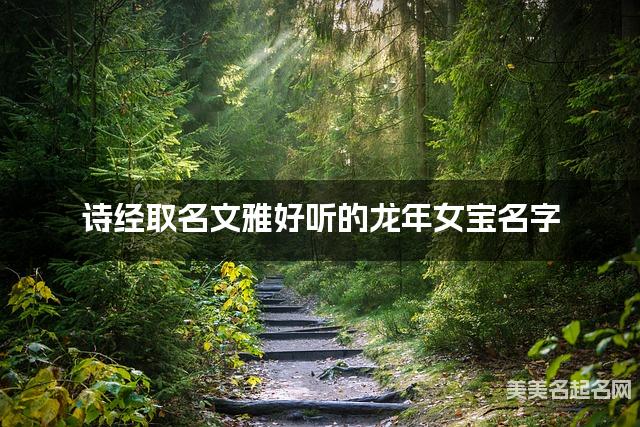 诗经取名文雅好听的龙年女宝名字