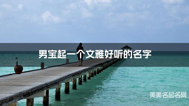 男宝起一个文雅好听的名字