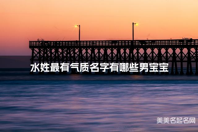 水姓最有气质名字有哪些男宝宝