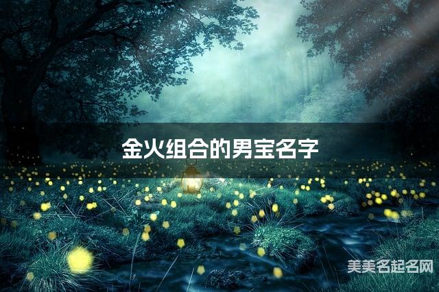 金火组合的男宝名字 男宝最有气质的名字