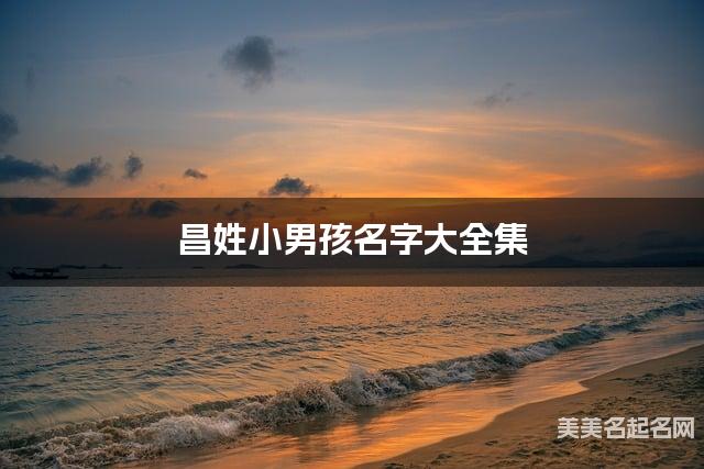 昌姓小男孩名字大全集（简单顺口300个）