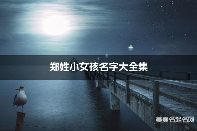 郑姓小女孩名字大全集（简单顺口300个）