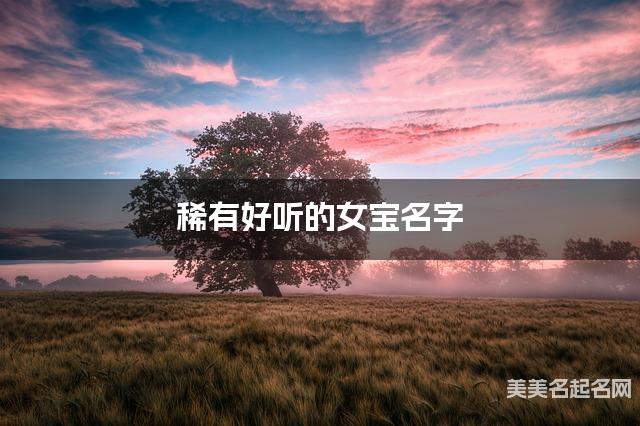 稀有好听的女宝名字