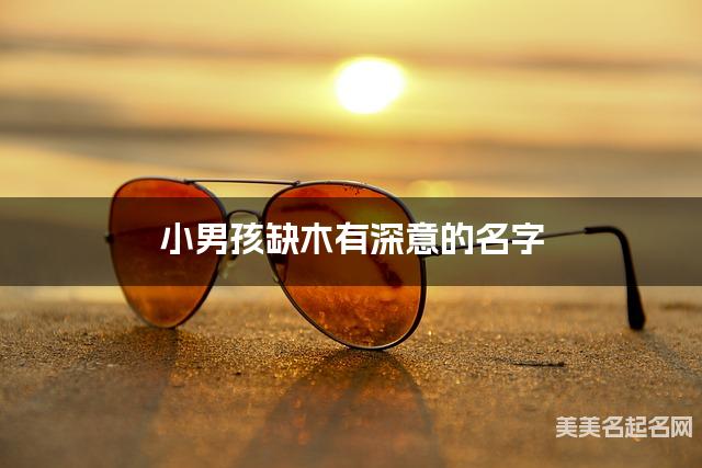 小男孩缺木有深意的名字 有创意的宝宝名字大全