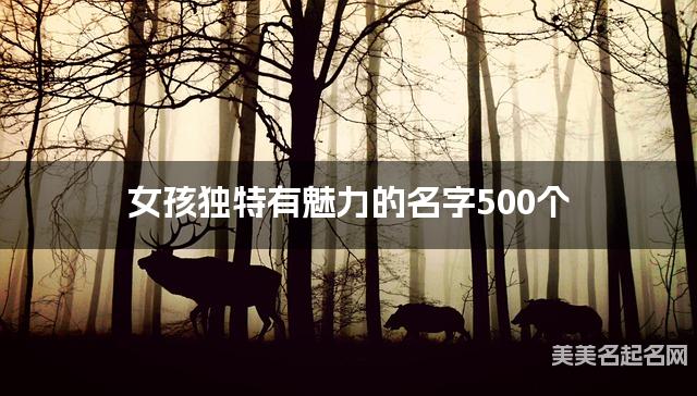女孩独特有魅力的名字500个