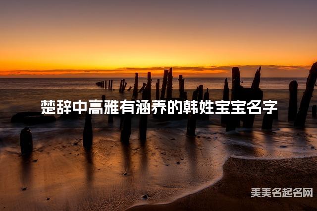 楚辞中高雅有涵养的韩姓宝宝名字