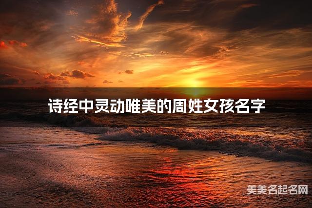 诗经中灵动唯美的周姓女孩名字