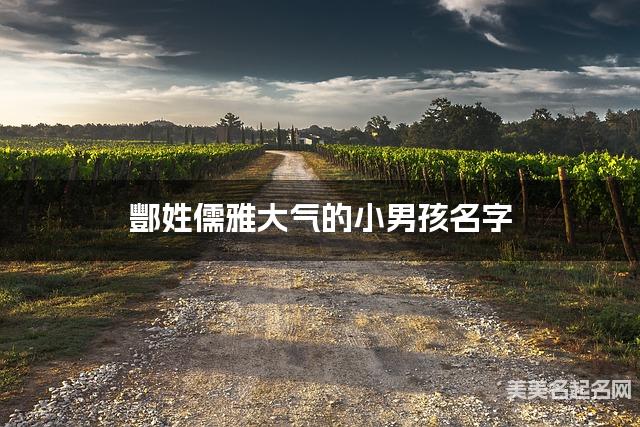 酆姓儒雅大气的小男孩名字 酆姓儒雅大气的小男孩名字