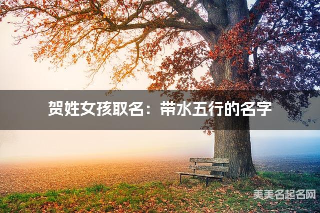 贺姓女孩取名：带水五行的名字（有涵养）