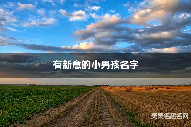有新意的小男孩名字（有寓意239个）