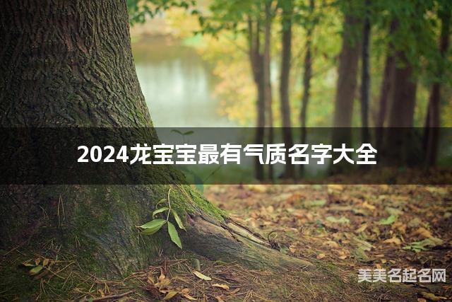 2024龙宝宝最有气质名字大全 有新意的宝宝名字大全 2024龙宝宝最有气质名字大全 有新意的宝宝名字大全