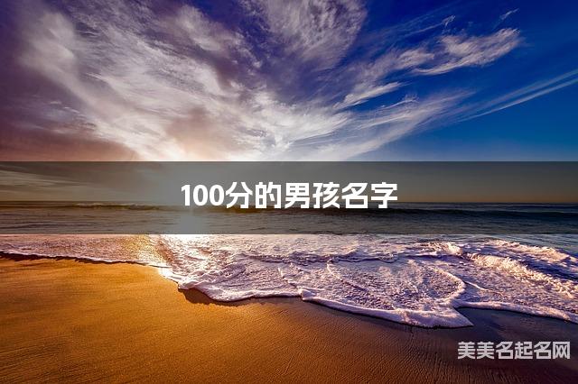 100分的男孩名字(有新意234个)