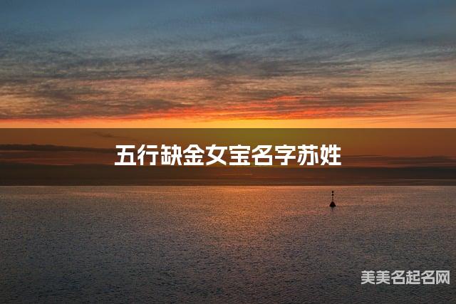 五行缺金女宝名字苏姓 有创意的宝宝名字大全