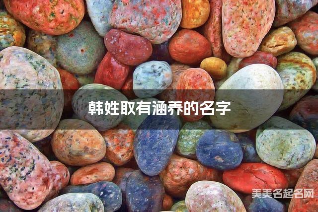 韩姓取有涵养的名字,韩姓男孩高端名字 韩姓取有涵养的名字,韩姓男孩高端名字