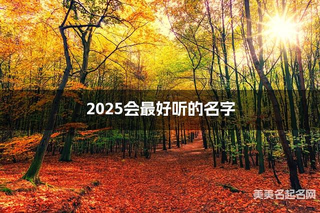 2025会最好听的名字（曹姓女孩）