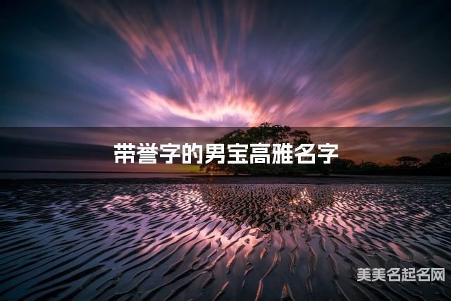 带誉字的男宝高雅名字