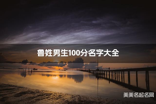 鲁姓男生100分名字大全