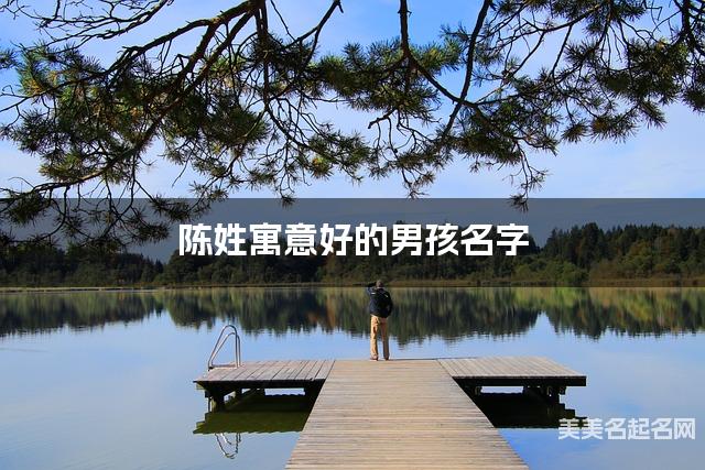 陈姓寓意好的男孩名字（精选200个）