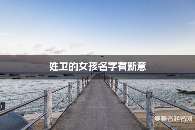 姓卫的女孩名字有新意