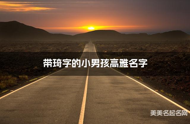 带琦字的小男孩高雅名字 带琦字的小男孩高雅名字