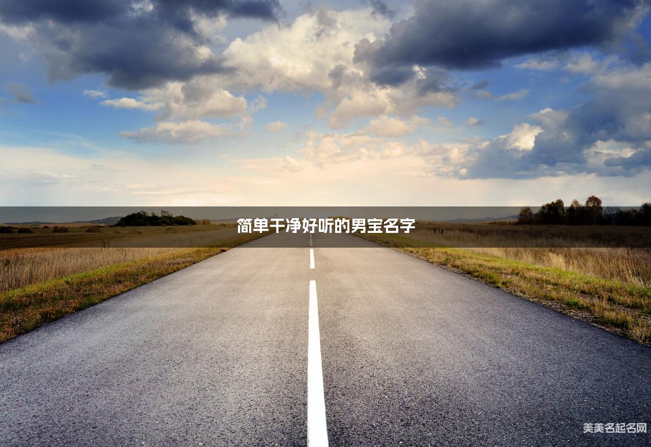 简单干净好听的男宝名字（有寓意437个）