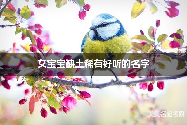 女宝宝缺土稀有好听的名字 有诗意的宝宝名字大全