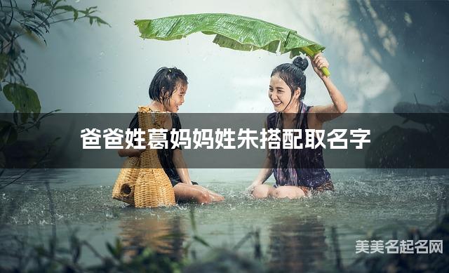 爸爸姓葛妈妈姓朱搭配取名字