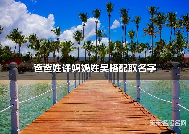 爸爸姓许妈妈姓吴搭配取名字