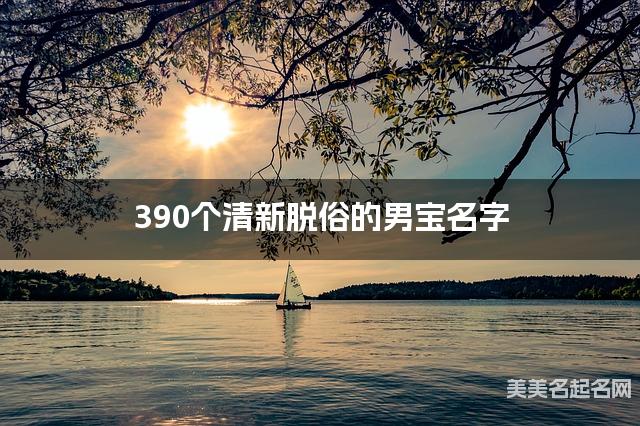390个清新脱俗的男宝名字
