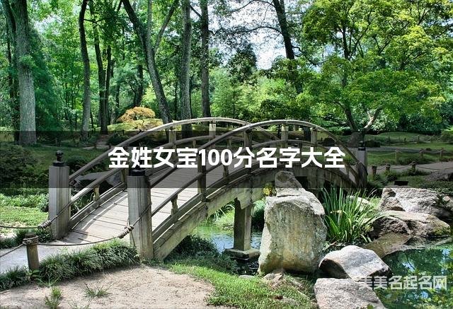 金姓女宝100分名字大全
