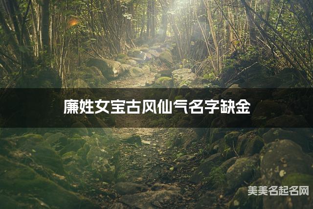 廉姓女宝古风仙气名字缺金 有寓意的宝宝名字大全