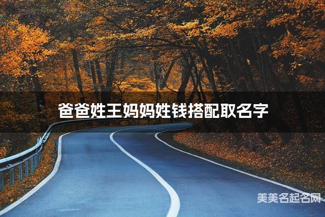 爸爸姓王妈妈姓钱搭配取名字